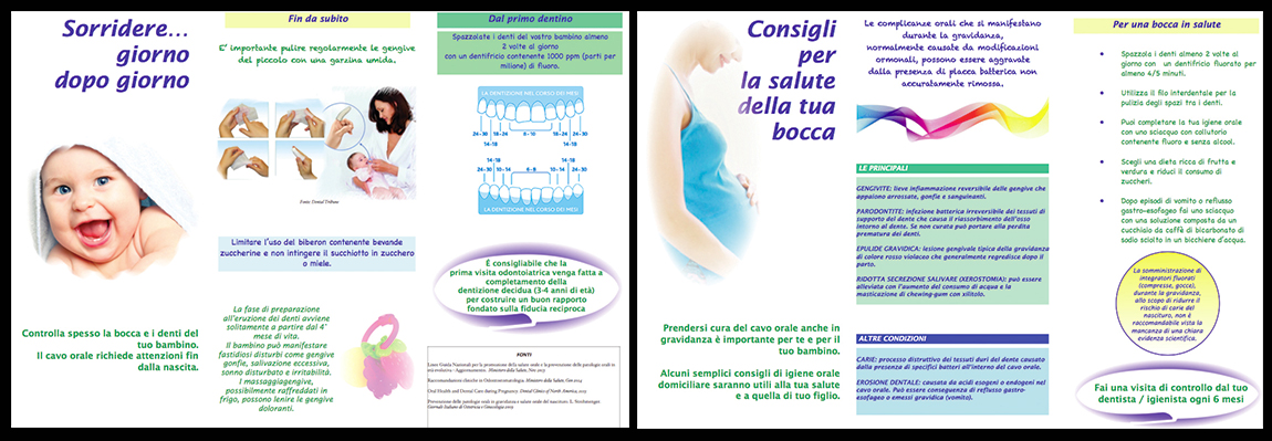 Igiene dentale in gravidanza, nel neonato e bambino