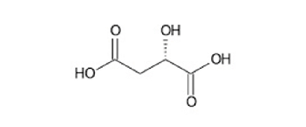 FIG. 3 Formula chimica dell’acido malico.